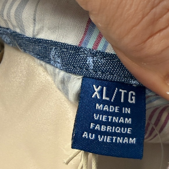 Tommy Bahama Pastel Striped Button Down Shirt - Picture 7 of 9